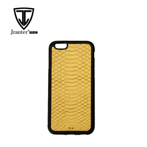Cheap Custom Color de piel de Serpiente de Cuero de Oro Cajas Del Teléfono Móvil de la Célula - Product Image 2