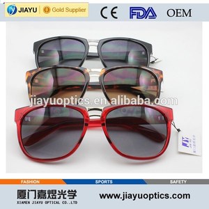 2015 nouvelle mode femmes lunettes de soleil en plastique avec <span class=keywords><strong>double</strong></span> <span class=keywords><strong>pont</strong></span> - Product Image 1