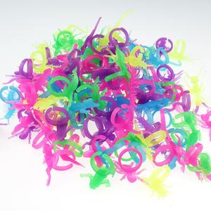 Mainan Model cincin serangga ular piton Gecko Mini neon baru - Product Image 1