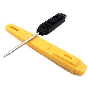 Termómetro <span class=keywords><strong>Digital</strong></span> para alimentos y carne con sonda de acero inoxidable ultrarrápida de promoción de alta precisión J & R con tubo de almacenamiento - Product Image 5