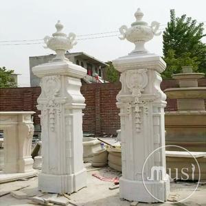 Gran decoración del hogar Interior al aire libre <span class=keywords><strong>columnas</strong></span> de piedra - Product Image 5