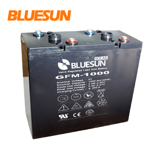 Gel Solar Battery 240v 1000ah 2v 1000ah 1500ah 1600ah Solar Storage Battery
