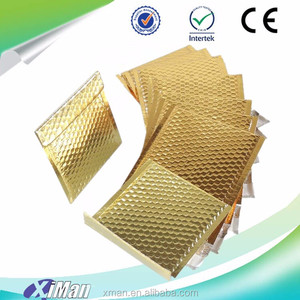 Personnalisé 6x10 or et rose et métallique bulle mailer pour l'affranchissement <span class=keywords><strong>courrier</strong></span> enveloppe - Product Image 1