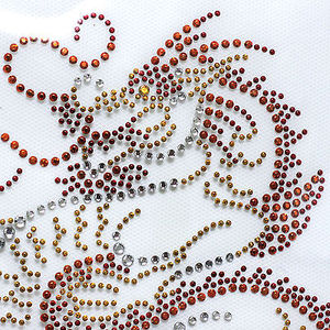 Fer de conception de <span class=keywords><strong>dragon</strong></span> personnalisé en gros sur le transfert de strass pour les vêtements - Product Image 2