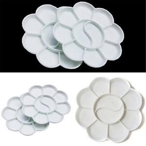 Tavolozza per Pittura Artistica a Forma di Fiore Bview, Palette in Plastica per Acquerello, Tavolozza da Viaggio per Dipingere - Product Image 3