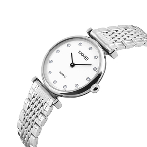 <span class=keywords><strong>Reloj</strong></span> Skmei 1223 con Caja de Aleación, Parte Trasera de Acero Inoxidable, <span class=keywords><strong>Reloj</strong></span> de Cuarzo para Mujer, con Diamantes - Product Image 6