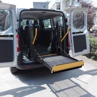 Elevador de silla de ruedas hidráulico eléctrico al aire libre Van silla de ruedas de coche Mesa de elevación vertical para discapacitados ancianos discapacitados 600lbs