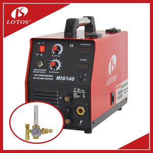 Lotos MIG140 chino precio CO2 soldadura SS hoja de aluminio 140 AMP estable MIG máquina con la antorcha libre - Product Image 5