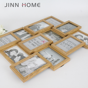 Cổ Điển Tùy Chỉnh 4-6 <span class=keywords><strong>Inch</strong></span> Gỗ Khung Ảnh <span class=keywords><strong>12</strong></span>-Mở Trang Trí Tường Treo Cắt Dán Câu Đố Nhà Tường Gắn Kết Hình Ảnh Hình Ảnh - Product Image 3