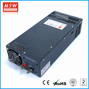 단일 출력 220V AC-DC 12V <span class=keywords><strong>1000W</strong></span> 변압기 S-1000-12 전원 공급 장치 산업용 50Hz 주파수 출력 - Product Image 5