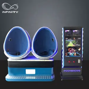 Precio de fábrica impresionante juegos montaña rusa de 9DVr huevo cine 9D Vr silla para el parque de atracciones