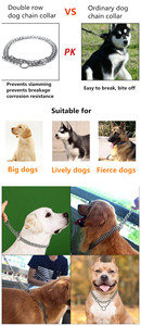 Kingtale Heavy Duty Dog <span class=keywords><strong>MARTINGALE</strong></span> <span class=keywords><strong>Collar</strong></span> estrangulador trenzado <span class=keywords><strong>Collar</strong></span> de nailon tejido a mano correa de perro y <span class=keywords><strong>Collar</strong></span> para perros 120cm para mascotas - Product Image 6