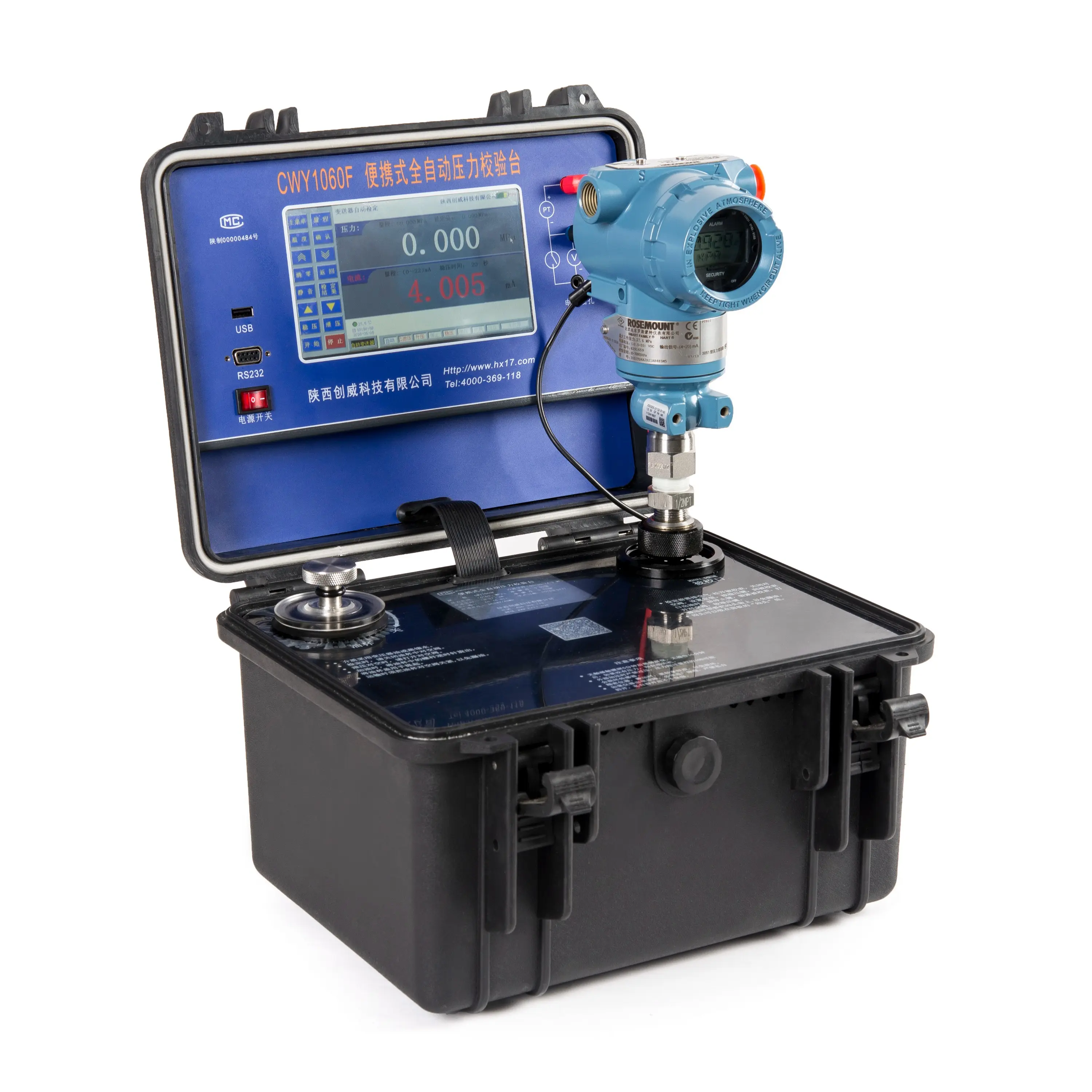 Digitale di precisione calibratore di pressione con HART