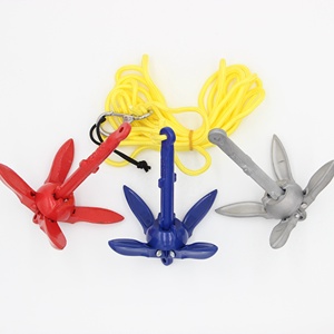 Kit d'<span class=keywords><strong>ancre</strong></span> à grappin pliant en aluminium léger Yuhook avec accessoires marins essentiels à flotteur <span class=keywords><strong>pour</strong></span> l'ancrage de <span class=keywords><strong>bateau</strong></span> - Product Image 4
