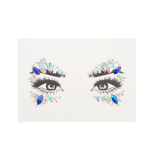 Autocollant transparent pour visage, étiquette adhésive, personnalisé, bijoux en cristal, sur le visage - Product Image 6