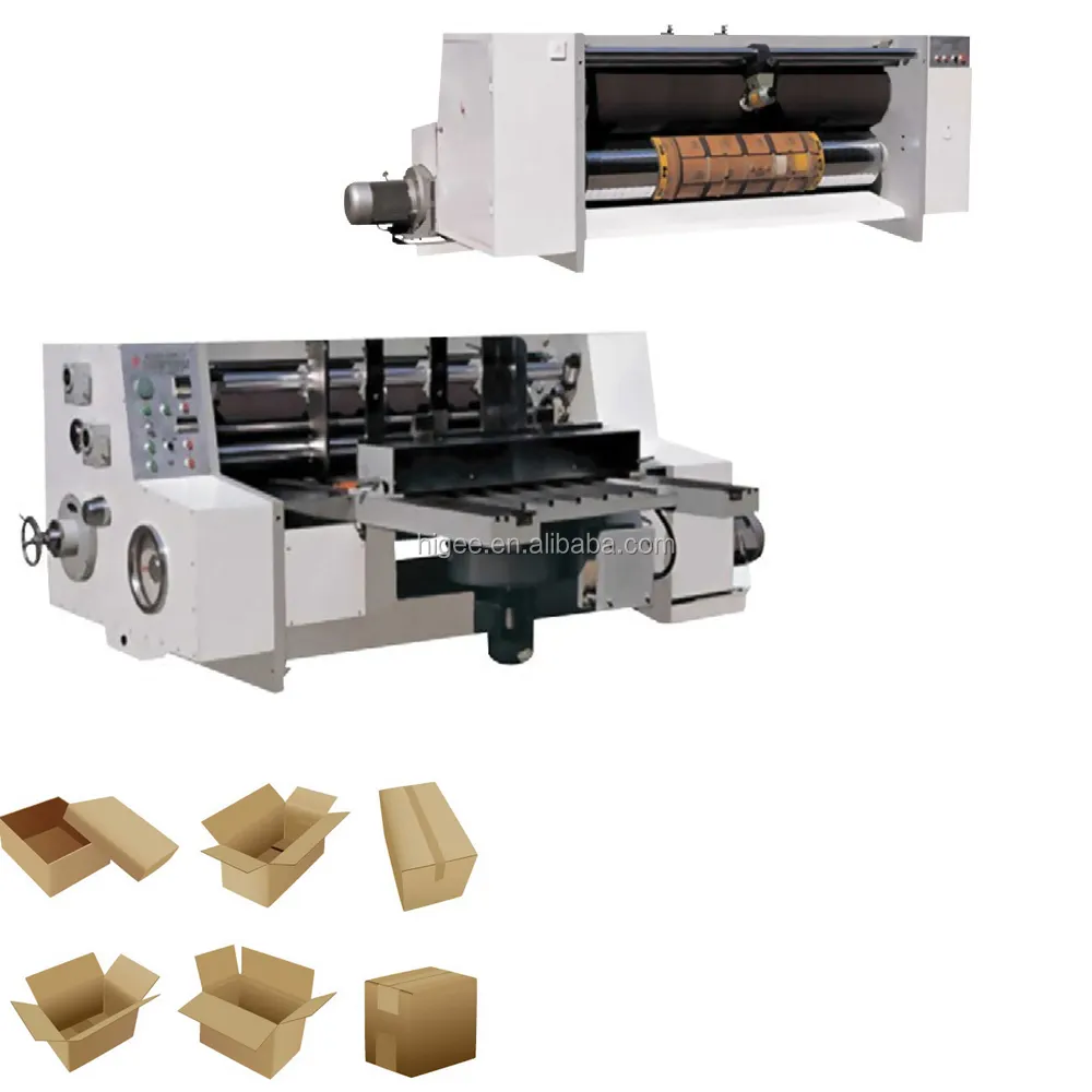 Maschinen zur Herstellung von Well pappkartons und Maschinen zur Herstellung von Karton papier mit Drucks chlitz-und Stanz preis