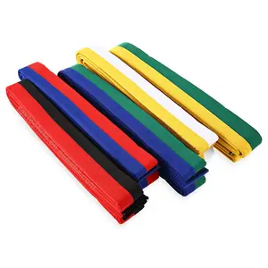 Professional Kids Child Taekwondo Karate Examination Belt Red Yellow Green Blue Black Martial Arts Belts