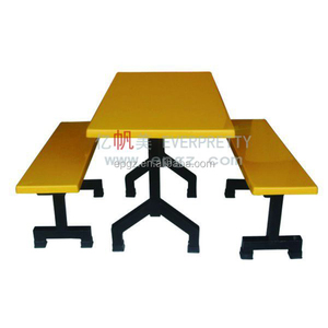 Restaurant Salle à manger Mobilier École Cafétéria <span class=keywords><strong>Table</strong></span> Et Chaise Bureau Personnel Cantine <span class=keywords><strong>Table</strong></span> 4 Places - Product Image 1