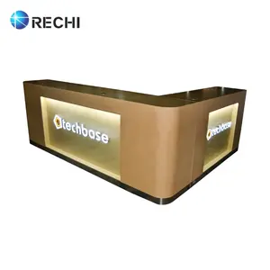 Tianrechi — caisse en bois haut de gamme avec Logo éclairé, caisse et panier de contrôle pour téléphone portable de magasin