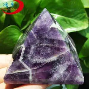 大紫水晶出售，紫水晶销售价格，雕刻紫水晶金字塔形状