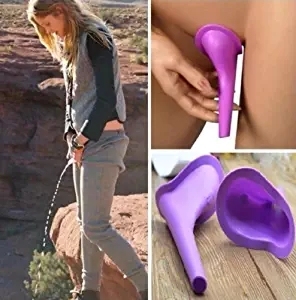 Dispositif d'urination féminin Silicone femmes <span class=keywords><strong>urinoir</strong></span> dames pipi d'urgence debout entonnoir pour Camping randonnée voyage outils à main - Product Image 4