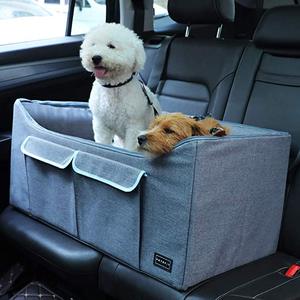Trasportino Portatile per Cani e Gatti, Sedile di Sicurezza per Auto con Controllo Centrale, Protezione per Animali Domestici - Product Image 1