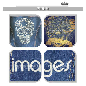 Trang Phục Định Vị Tự Động Tốc Độ Cao Co2 500W Máy Khắc Laser Denim Quần Jean Da Bò Sở Thích Gia Đình Bằng Vải Nhung Kẻ - Product Image 4