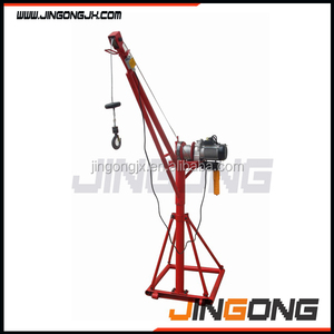 נייד הרמת מיני מנוף/500KG 1000KG קטן בנייה חיצוני הרמת מנוף יצרן - Product Image 4