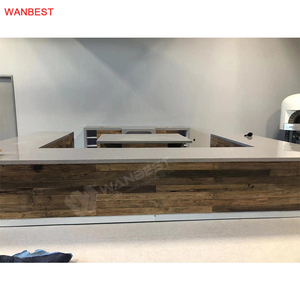 <span class=keywords><strong>ค</strong></span>ำติชมจากลูกค้า USA <span class=keywords><strong>ค</strong></span><span class=keywords><strong>ริ</strong></span>สพาณิชย์การออกแบบไม้เนื้อแข็งที่กำหนดเองเคาน์เตอร์บาร์ขนาดใหญ่ - Product Image 2