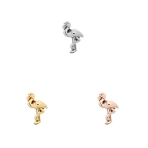 최고의 친구 액세서리 골드 도금 깨진 심장 매력 도매 18k 골드 펜던트 - Product Image 3