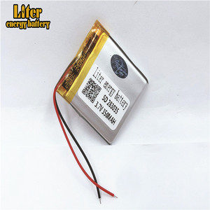 Hot Sale 283035 3,7 V 350 mAh battery rechargeable polymer Li-polímero LiPo lithium Battery's warehousing - Product Image 2