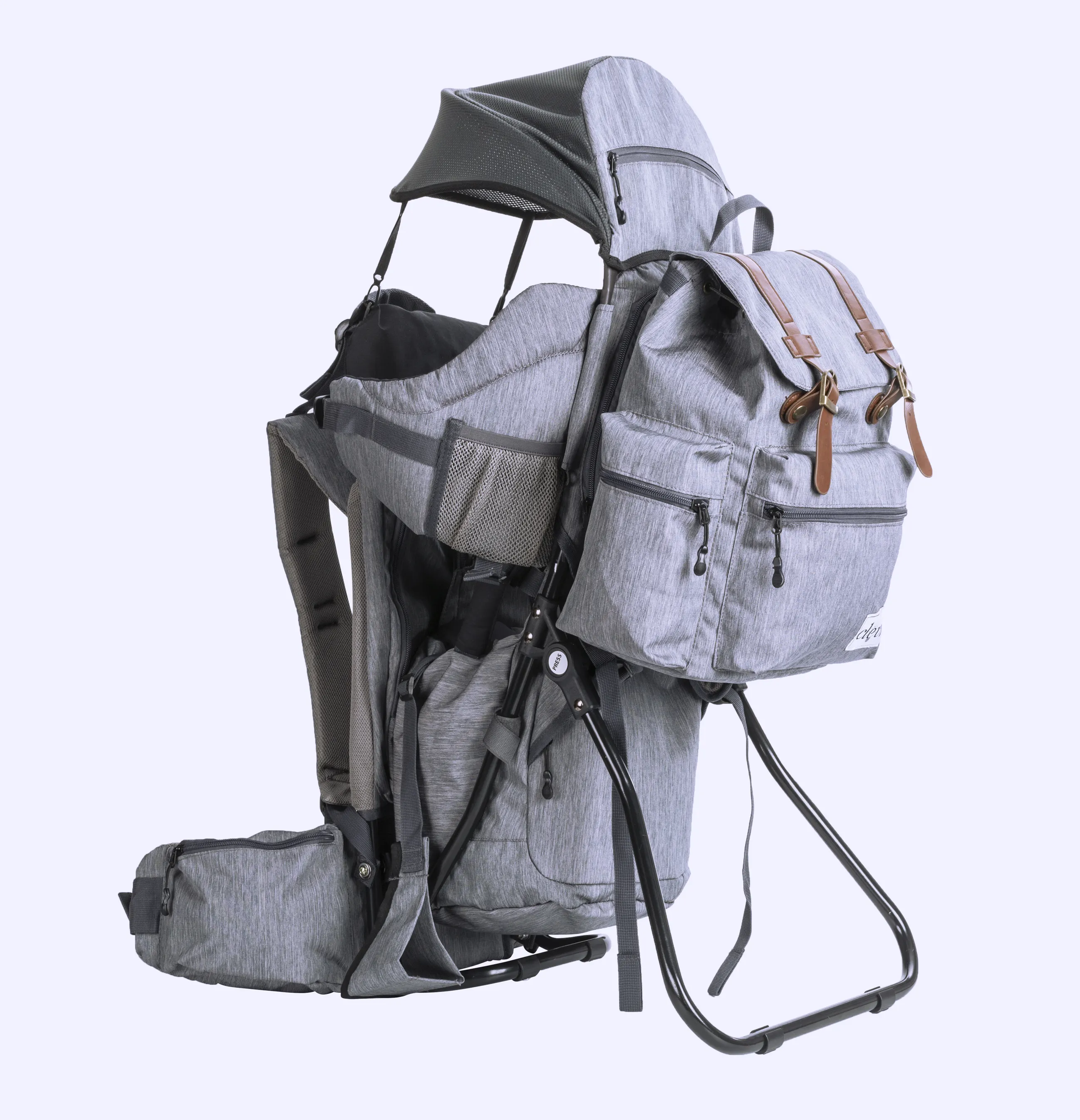 Best Safe Stand Up Ergonomic Nylon With Aluminum Frame Baby Carrier HikingToddler Backpack Carrier