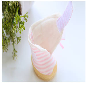 राजकुमारी धारीदार bowknot पालतू कुत्ते पंजा जूता सर्दियों छोटा कुत्ता जूते - Product Image 5