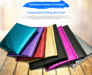 RTS BEM Vận Chuyển Nhiệt Bưu Chính Bao Bì Túi Cách Nhiệt Gửi Thư Bong Bóng Kim Loại Phong Bì - Product Image 1