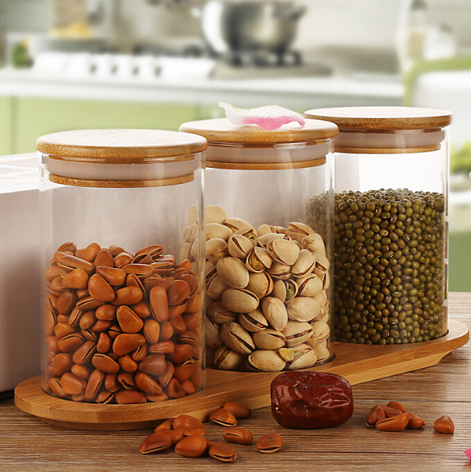fancy Food Use and Storage Bottles & Jars Type glass jar with cork lid