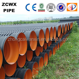 Trắng Đen <span class=keywords><strong>PE</strong></span> Đơn Tường Sóng Ống 75Mm 90Mm 110Mm - Product Image 4