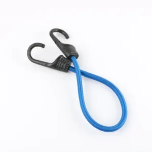 High Quality Heavy Duty Round Decorative Durable Bungee Cord With Plastic Hook