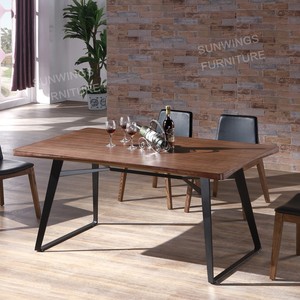 Malasia fábrica de muebles de madera de <span class=keywords><strong>nogal</strong></span> moderna <span class=keywords><strong>mesa</strong></span> de comedor - Product Image 6