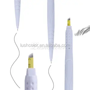 Lush color Augenbrauen Tattoo Permanent Makeup Tools Doppelkopf Einweg Microb lading Pen