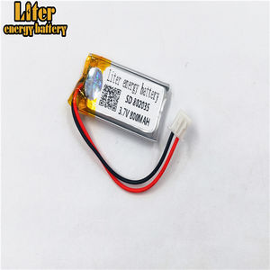 Stecker <span class=keywords><strong>2</strong></span>,0-<span class=keywords><strong>2</strong></span> P 802035 800 mah 3,7 v Wiederaufladbare lipo batterie solar li ionen polymer lithium-batterie mit PCM - Product Image 5