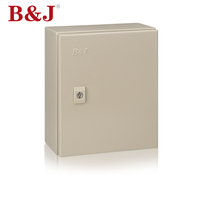 Boîte de distribution électrique extérieure étanche B&J IP66 TUV en acier, basse tension, faible courant, revêtement époxy polyester