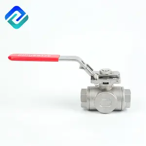 Stainless Steel Three Way Ball Valve Made by China Manufacturer