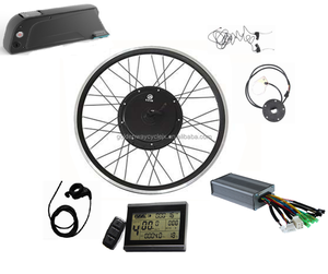 <span class=keywords><strong>Kit</strong></span> de conversión de motor de buje sin escobillas, 48V, 500W, 750W, 1000w, con batería de litio y pantalla LCD - Product Image 1