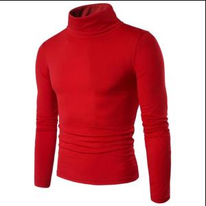 Printemps dernières conceptions de chandail pour les hommes, manches longues hommes 12GG tricot plaine pull chandail chemise - Product Image 2