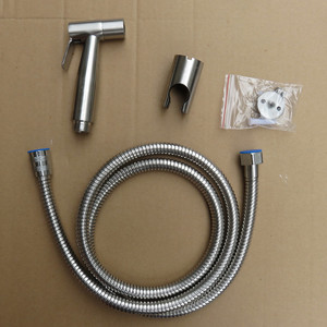 <span class=keywords><strong>Doccetta</strong></span> Bidet Portatile in Acciaio Inox 304 <span class=keywords><strong>con</strong></span> Tubo Flessibile per WC e Pannolini - Product Image 2