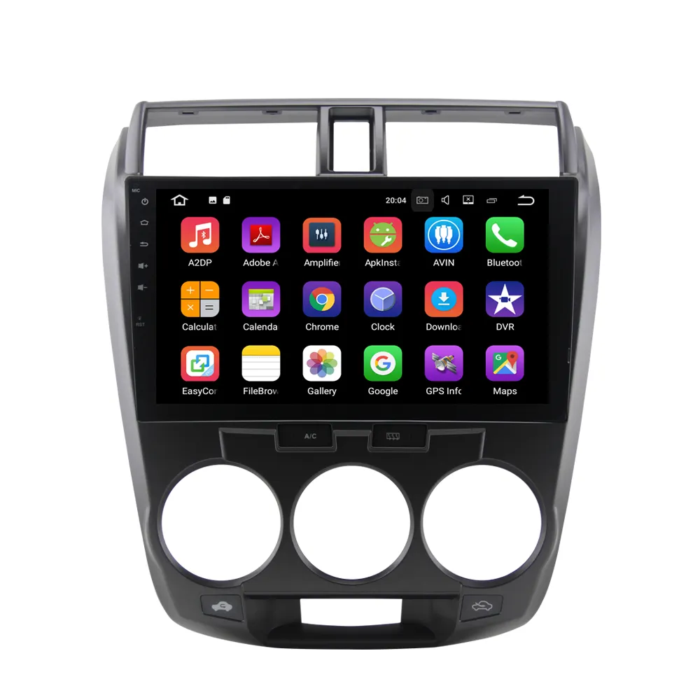 Android Car Dvd สำหรับ Honda City 2006-2013พร้อมหน้าจอสัมผัสขนาด10.1นิ้ว