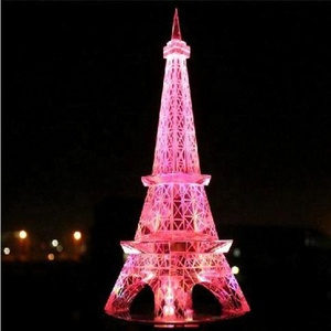 Trung Quốc xây dựng mô hình pháp cặp hot Wedding <span class=keywords><strong>Crystal</strong></span> <span class=keywords><strong>Eiffel</strong></span> tháp điêu khắc Mô hình du lịch quà lưu niệm - Product Image 3