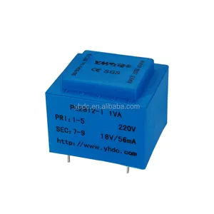 encapsulated transformer 220V to 15V 1VA isolation transformer