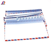 Nouveau style 115x225mm 80 Gsm épaisseur enveloppe de courrier aérien avec autocollant d'étanchéité