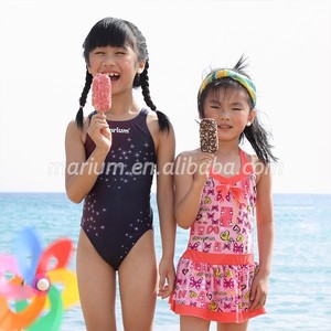 Traje de Baño Deportivo Rosa de Una Pieza para Niñas, Estilo Nuevo - Product Image 5